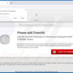 Another website used to promote Cranchit browser hijacker