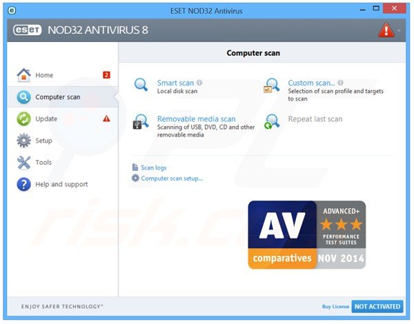 ESET NOD32 Antivirus 8 risultati dei test vinti
