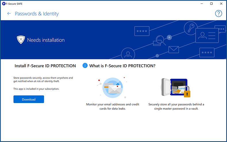 Protezione dell'ID antivirus F-Secure