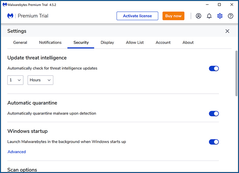 Malwarebytes Premium caratteristiche di sicurezza