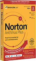 Norton AntiVirus Plus confezione