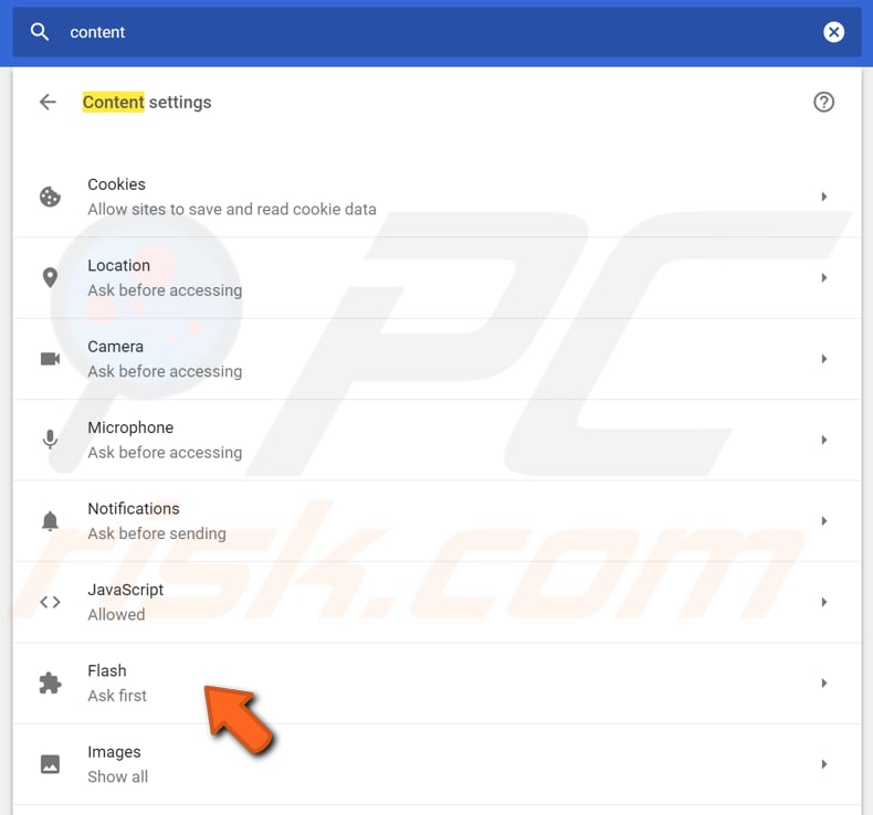 come rendere Chrome più veloce gestendo il plug-in flash passaggio 2