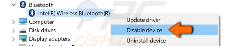 riabilitare il dispositivo bluetooth passaggio 2