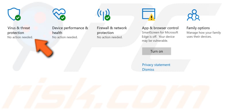 disinstallare il software antivirus di terze parti passaggio 3
