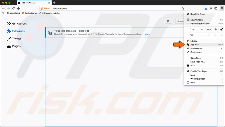 add-on di firefox