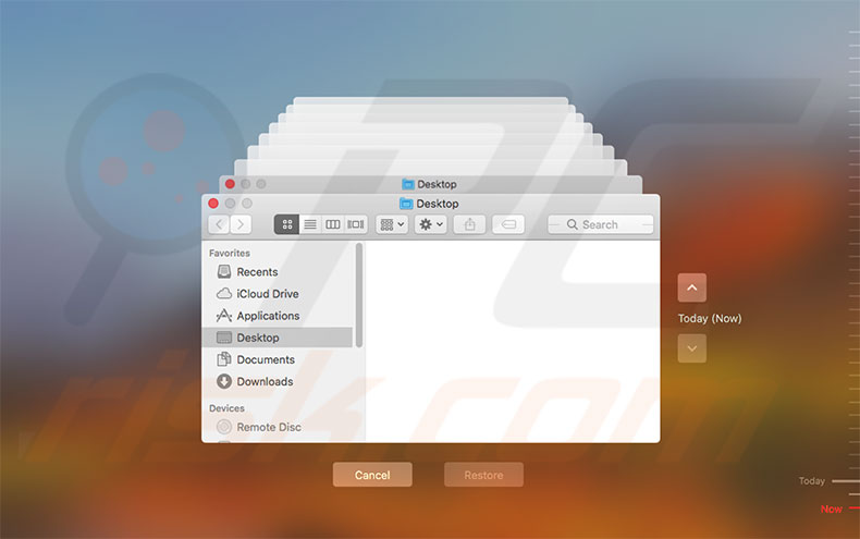Macchina del tempo macbook