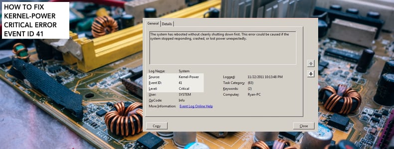 Kernel Power Critical Error ID 41