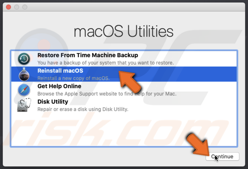 reinstallare-macos