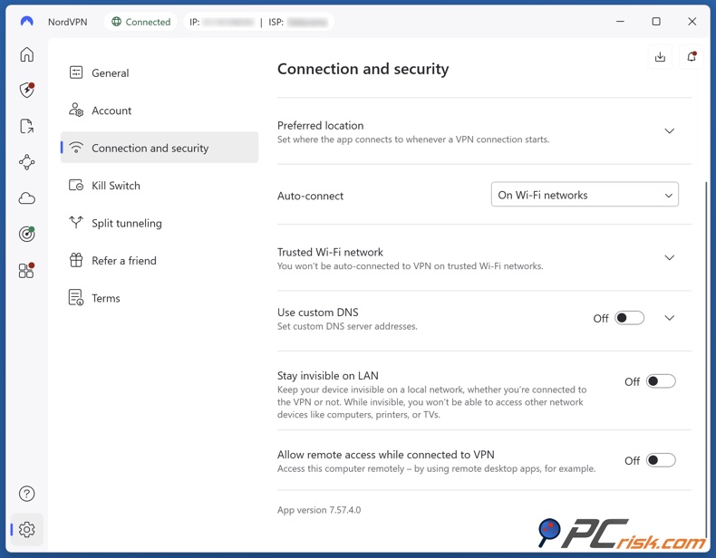 Imposta la connessione automatica alle reti Wi-Fi