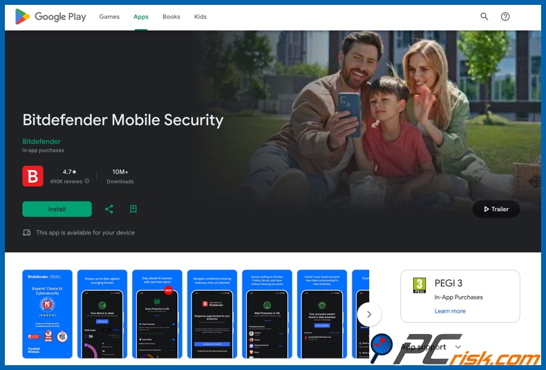 Bitdefender su Google Play
