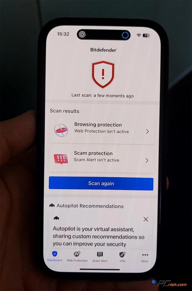 Bitdefender per iPhone
