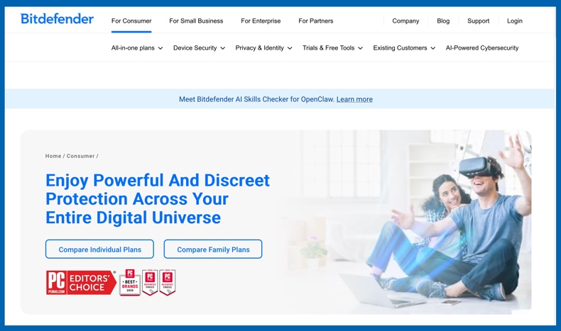 Home di Bitdefender