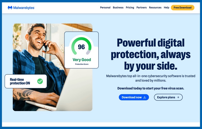 Home di Malwarebytes