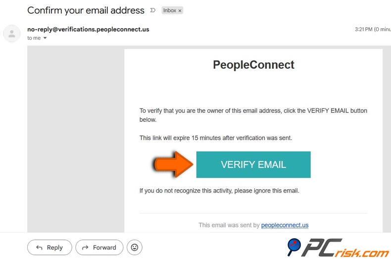 Opt-out da Instant Checkmate 6
