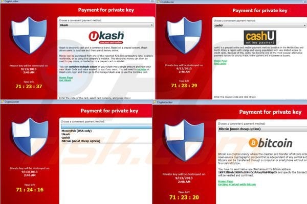 Cryptolocker virus