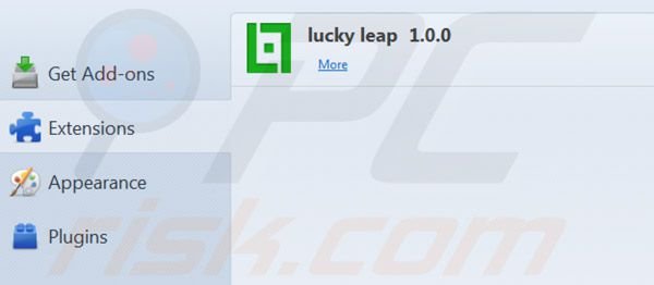 Lucky Leap rimozione da Mozilla FireFox