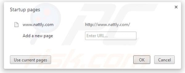 Nattly homepage in Google Chrome