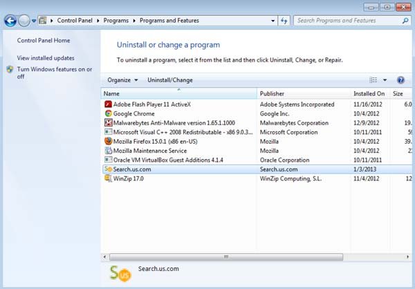 search.us.com toolbar rimozione