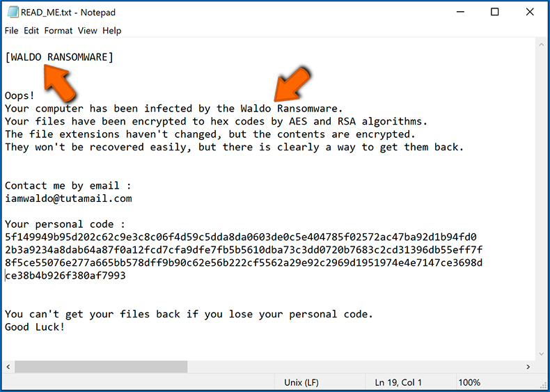 Identificare l'infezione di tipo ransomware (passaggio 1)