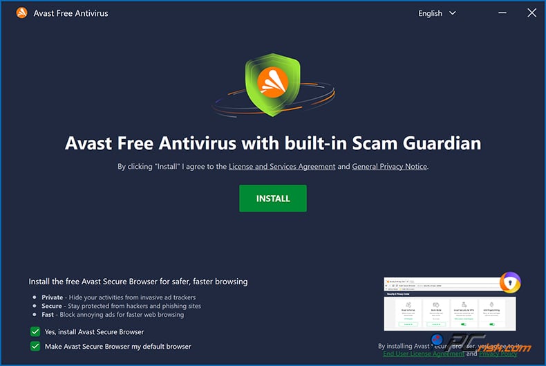 avast installazione della versione gratuita con offerte opzionali