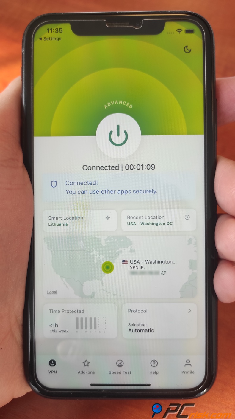 iOS schermata iniziale
