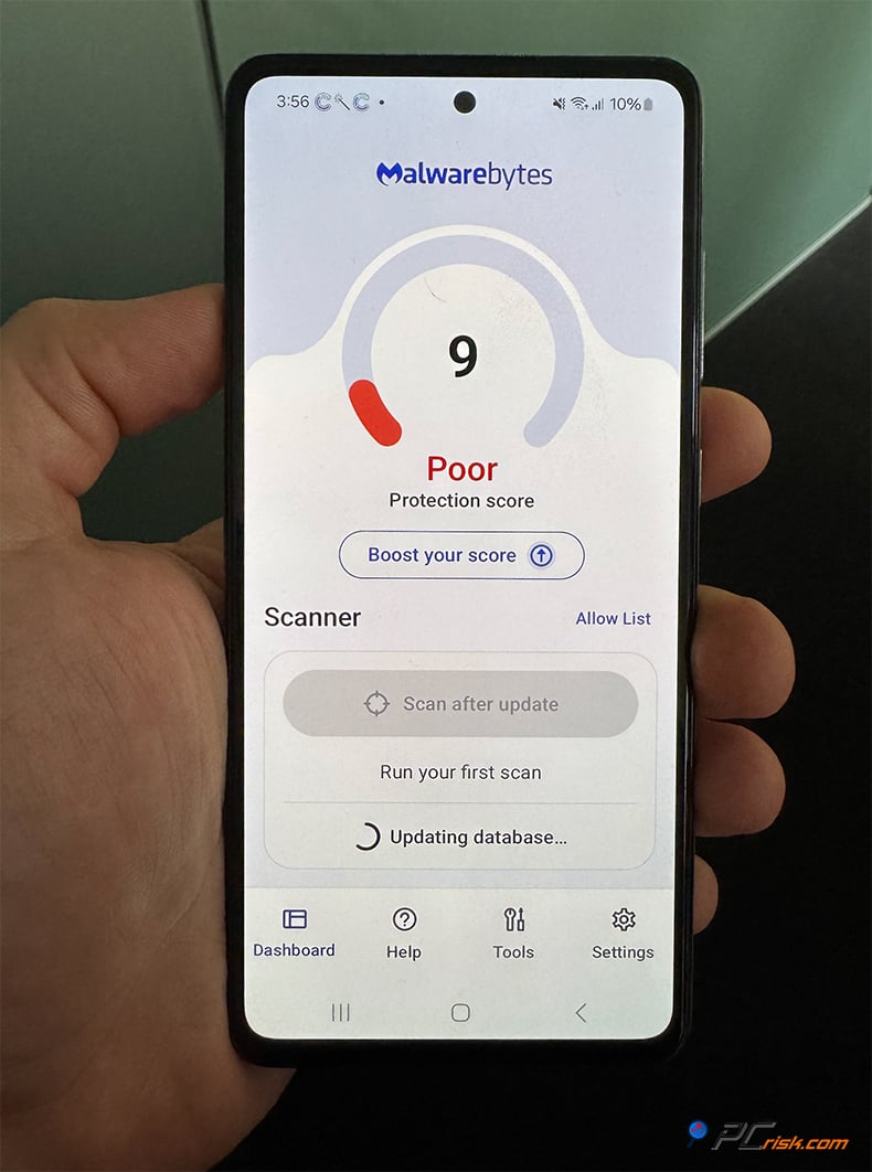 malwarebytes per android