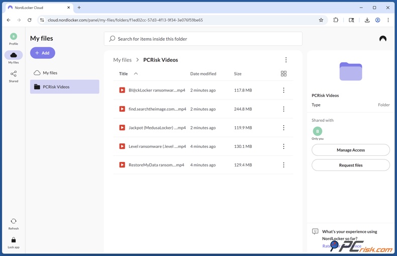 Nordlocker pagina web