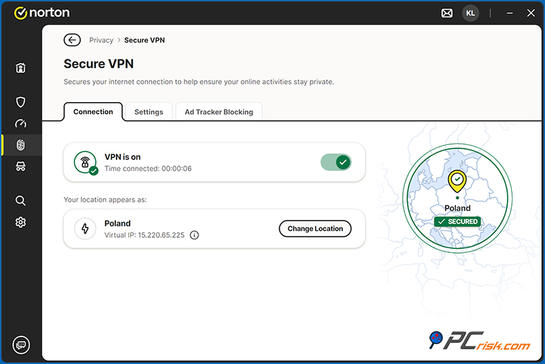 Norton 360 Deluxe Sicuro VPN