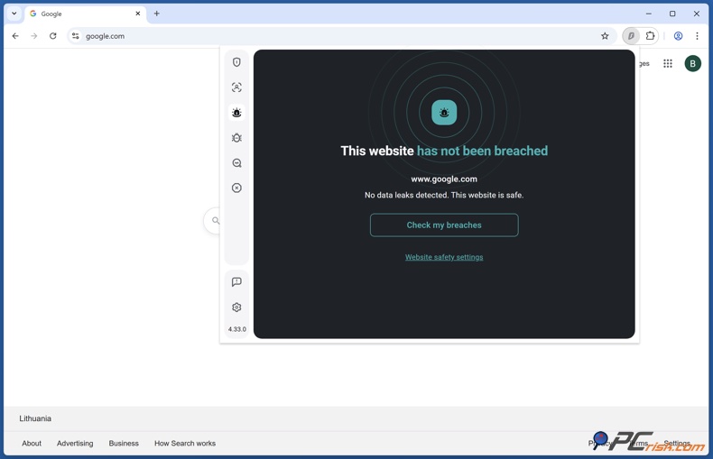 CleanWeb estensione Avviso