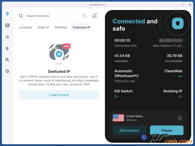 Surfshark Dedicato IP