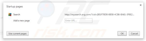 AVG Search rimozione dalla homepage di Google Chrome 