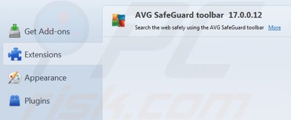 AVG Search rimozione da Mozilla Firefox 