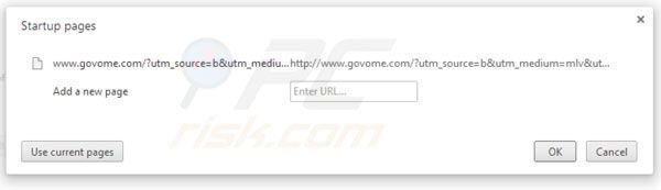 Rimuovere Govome search dalla homepage di Chrome 