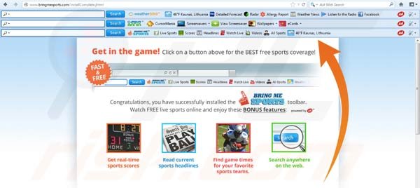 Mindspark toolbars