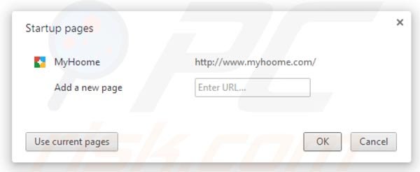 Rimuovere myhoome.com homepage da Google Chrome step 2