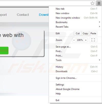 Outobox rimozione dalle estensioni di Google Chrome passo 1