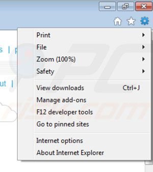 Rimuovere Savesense ads da Internet Explorer step 1