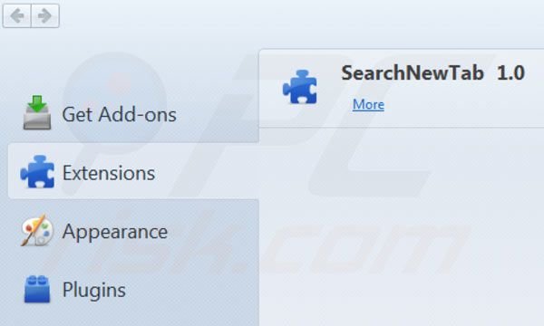 Rimuovere websearch.searchbomb.info da Mozilla Firefox 