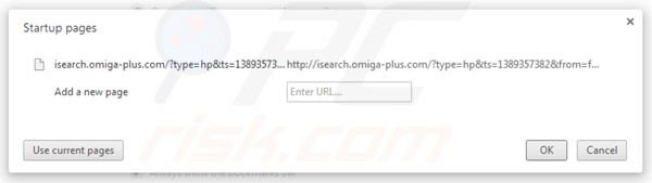 Rimuovere inspsearch.com redirect virus dalla homepage di Google Chrome 