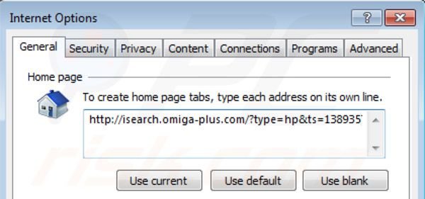Rimuovere inspsearch.com redirect virus dalla homepage di Internet Explorer 