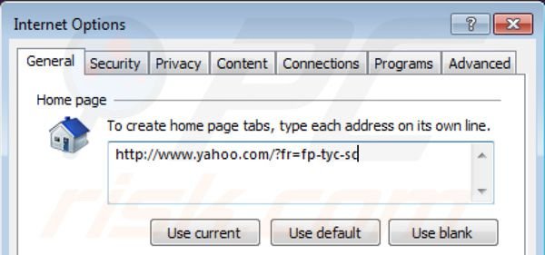 Rimuovere yahoo toolbar da Internet Explorer homepage