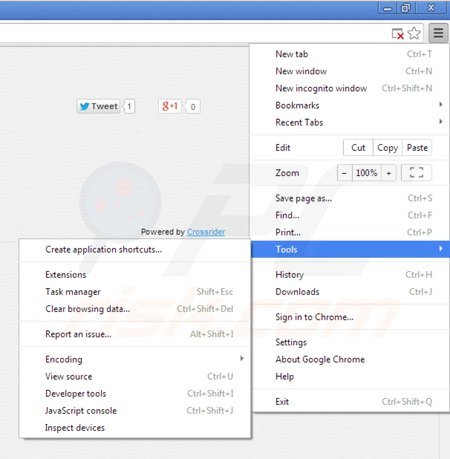 Rimuovere smartsaver da Google Chrome step 1