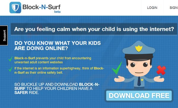 block and surf virus