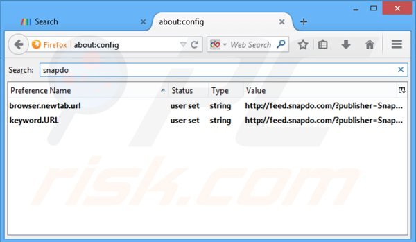 Rimuovere browse-search.com dal motore di ricerca di Mozilla Firefox 