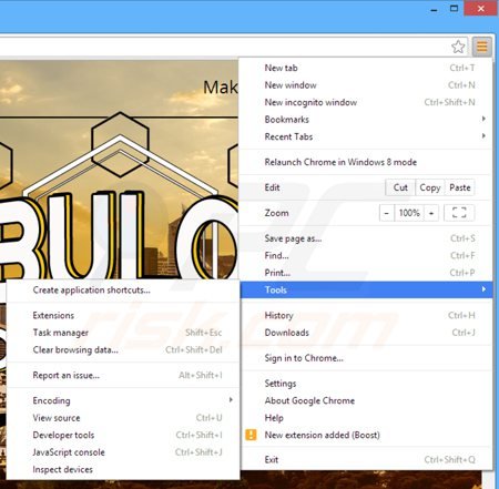 Rimuovere FabulousDiscounts da Google Chrome step 1