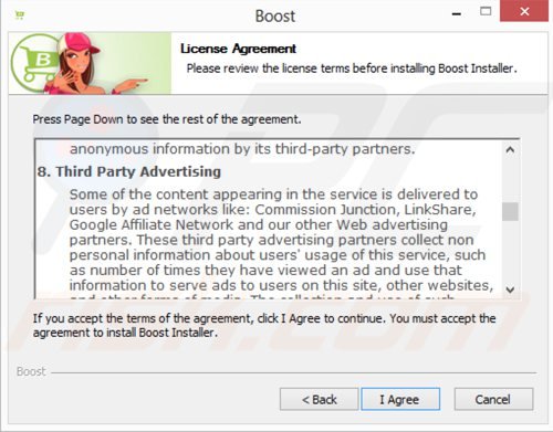 shop with boost adware installer