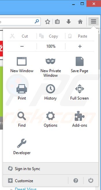 Rimuovere Today’s Best Online Deals ads da Mozilla Firefox step 1