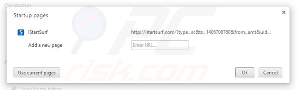 Rimuovere istartsurf.com redirect da Google Chrome