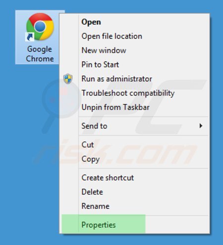 Rimuovere istartsurf.com redirect da Google Chrome