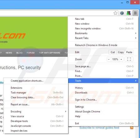 Rimuovere Browser Shopper ads da Google Chrome step 1
